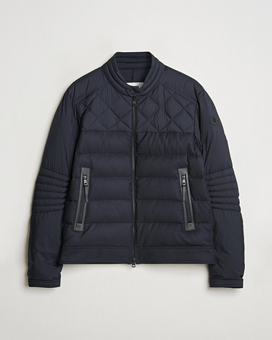 Pre-owned Moncler Tuena Biker Jacket Navy 3 - L – Sininen