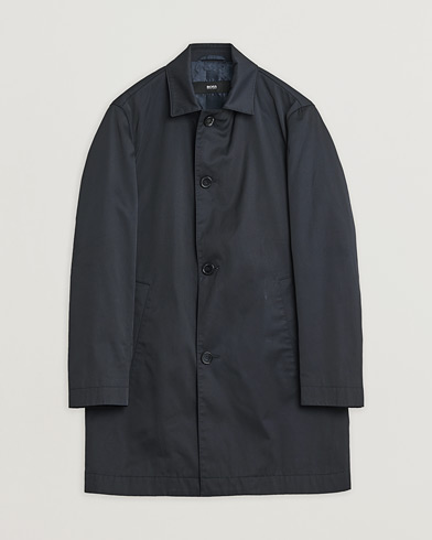 Pre-owned Hugo Boss Water Repellent Car Coat Navy 48 – Sininen