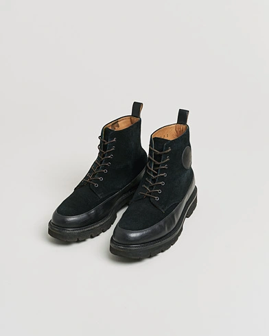 Pre-owned Grenson Anton Suede Boot Black UK7 - EU41 – Musta