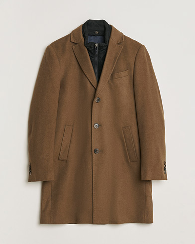 Pre-owned Sand Copenhagen Cashmere Blend Coat Brown 48 – Ruskea