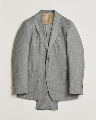 Pre-owned Rose & Born Flannel Wool Suit GRose & Born Flannel Wool Suit Grey 48ey 50 – Harmaa