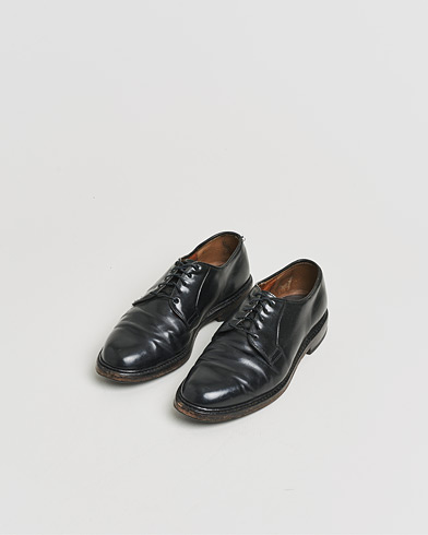 Pre-owned Allen Edmonds Leeds Shell Cordovan Derby Black US8,5 - EU42 – Musta