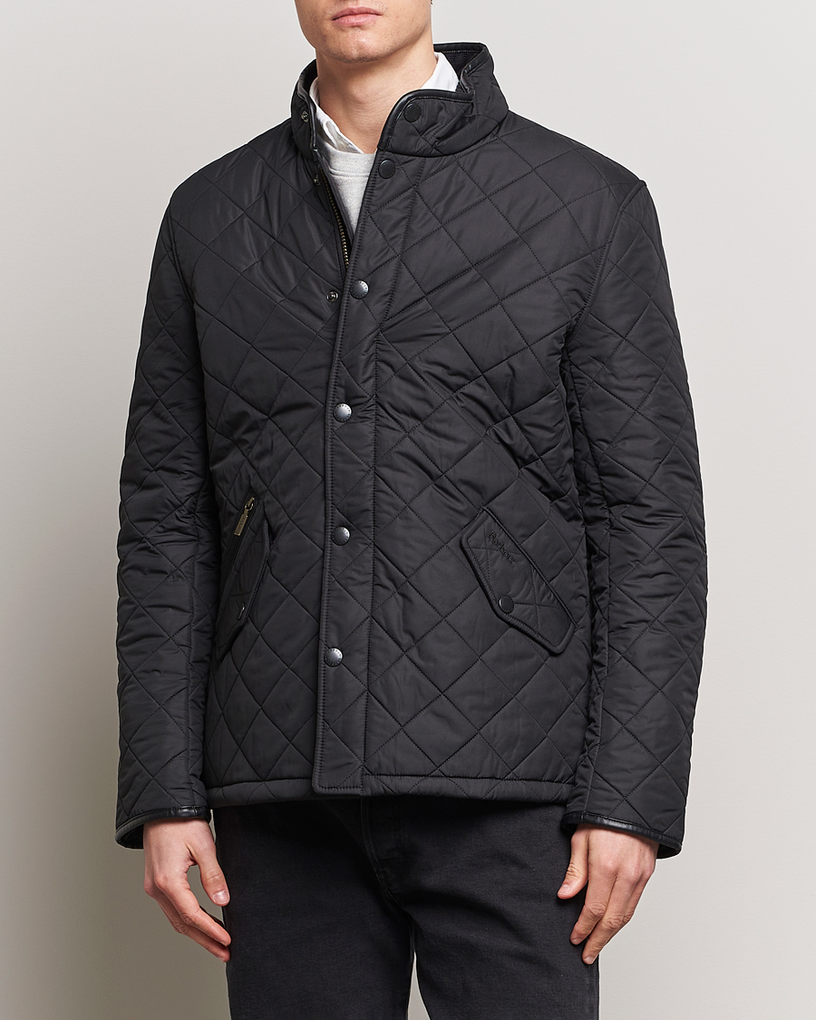 Mies | Barbour | Barbour Lifestyle | Powell Quilted Jacket Black