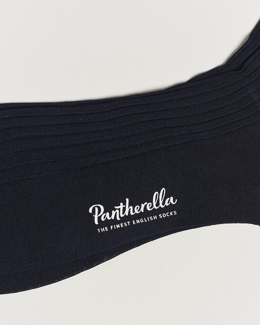 Mies | Formal Wear | Pantherella | Vale Cotton Socks Navy