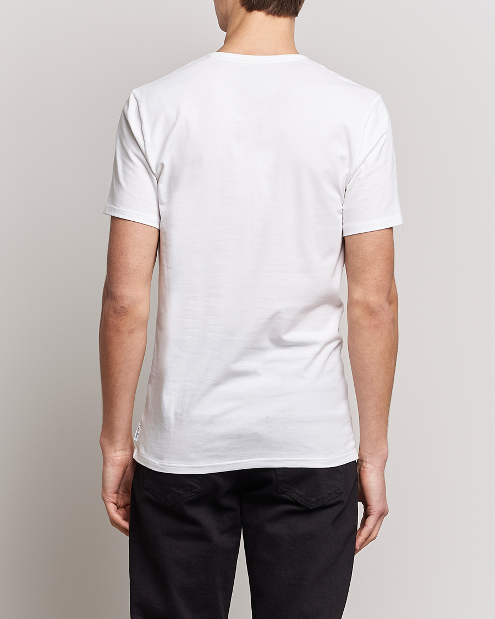 Mies | Monipakkaus | Calvin Klein | Cotton V-Neck Tee 2-Pack White