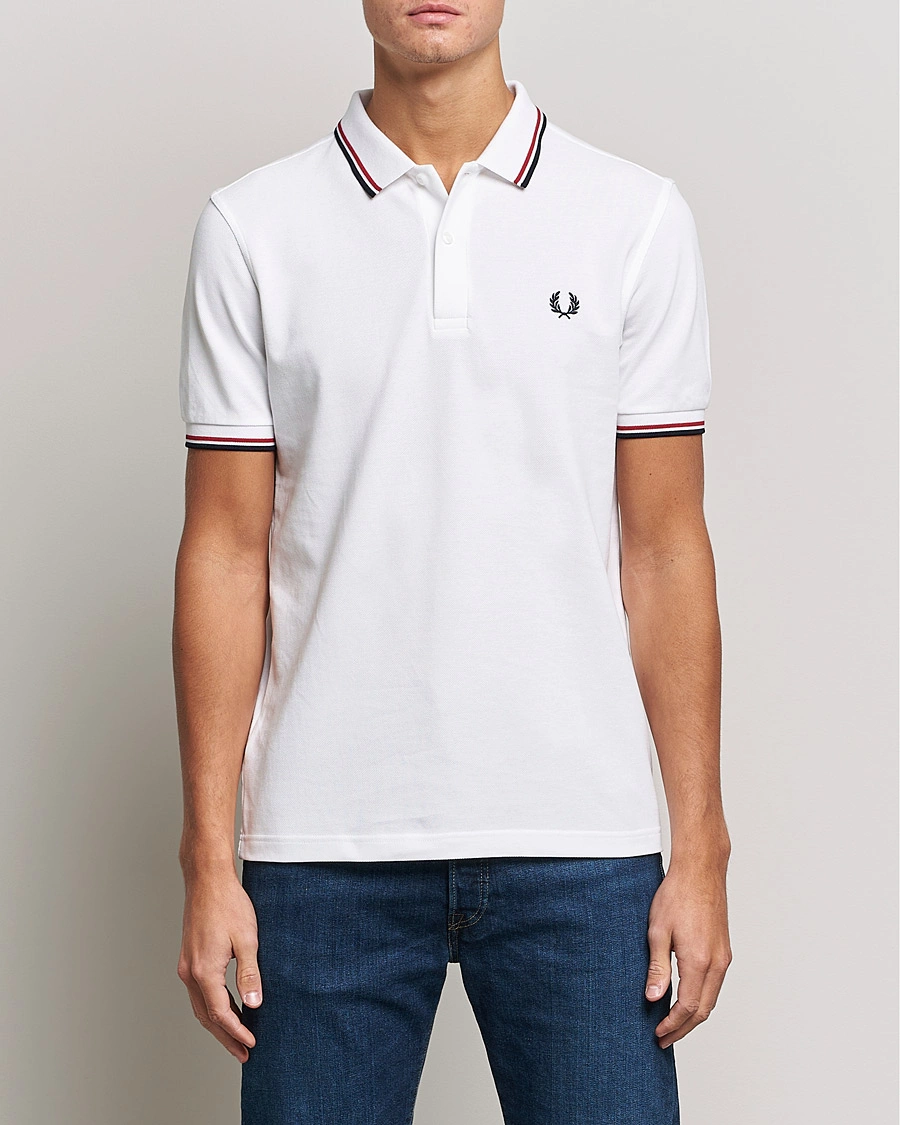 Mies | Vaatteet | Fred Perry | Twin Tipped Polo Shirt White