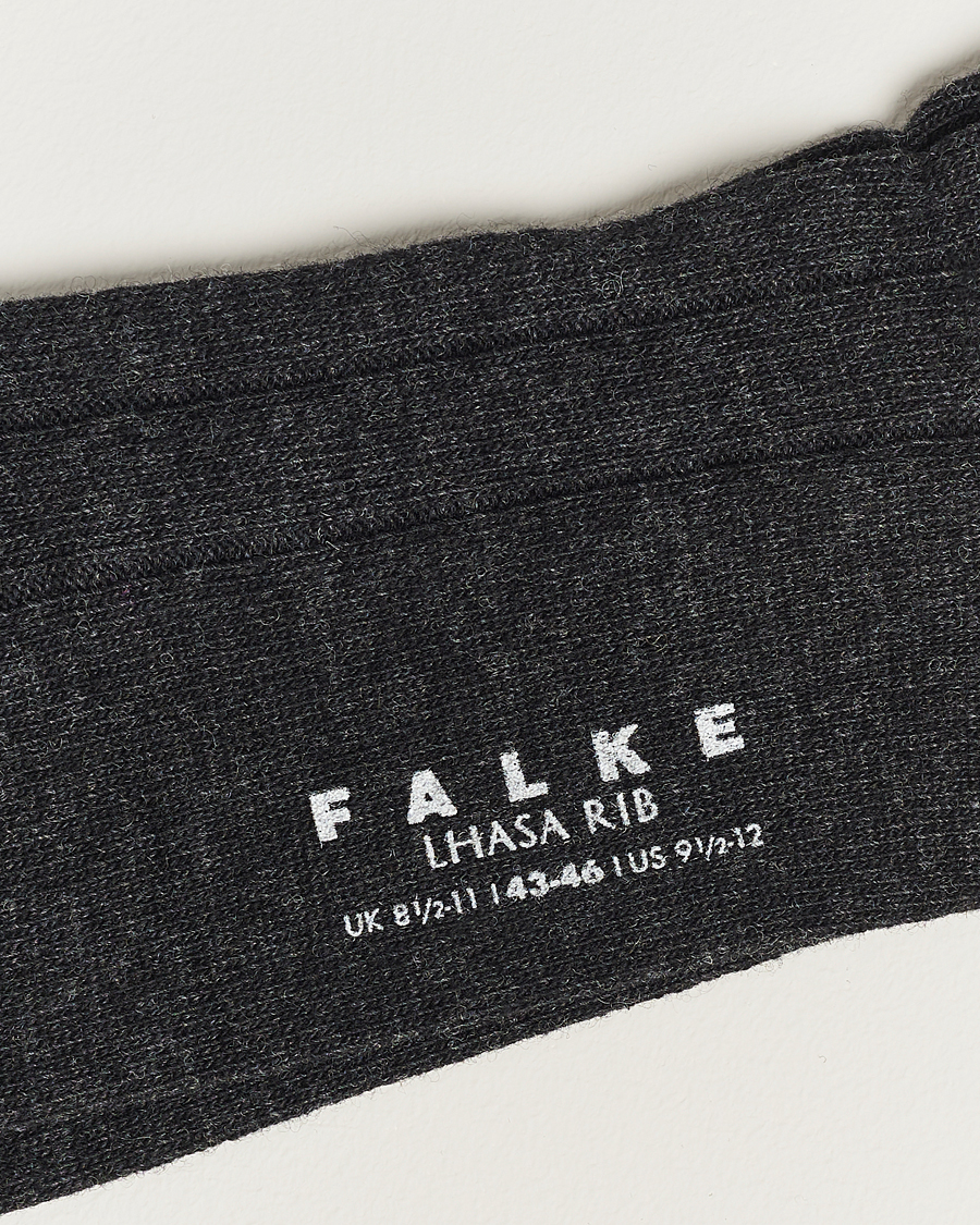 Mies | Falke | Falke | Lhasa Cashmere Socks Antracite Grey
