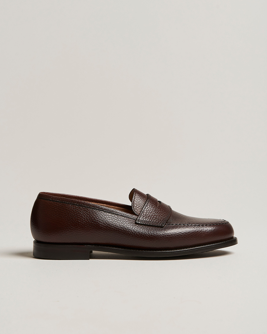 Mies | Loaferit | Crockett & Jones | Boston City Sole Dark Brown Calf