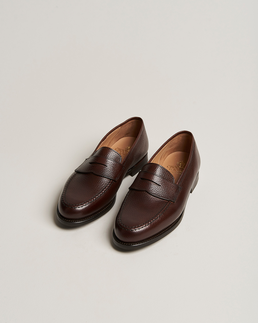 Mies | Loaferit | Crockett & Jones | Boston City Sole Dark Brown Calf