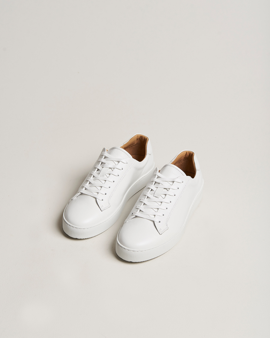 Mies | Valkoiset tennarit | Tiger of Sweden | Salas Leather Sneaker White