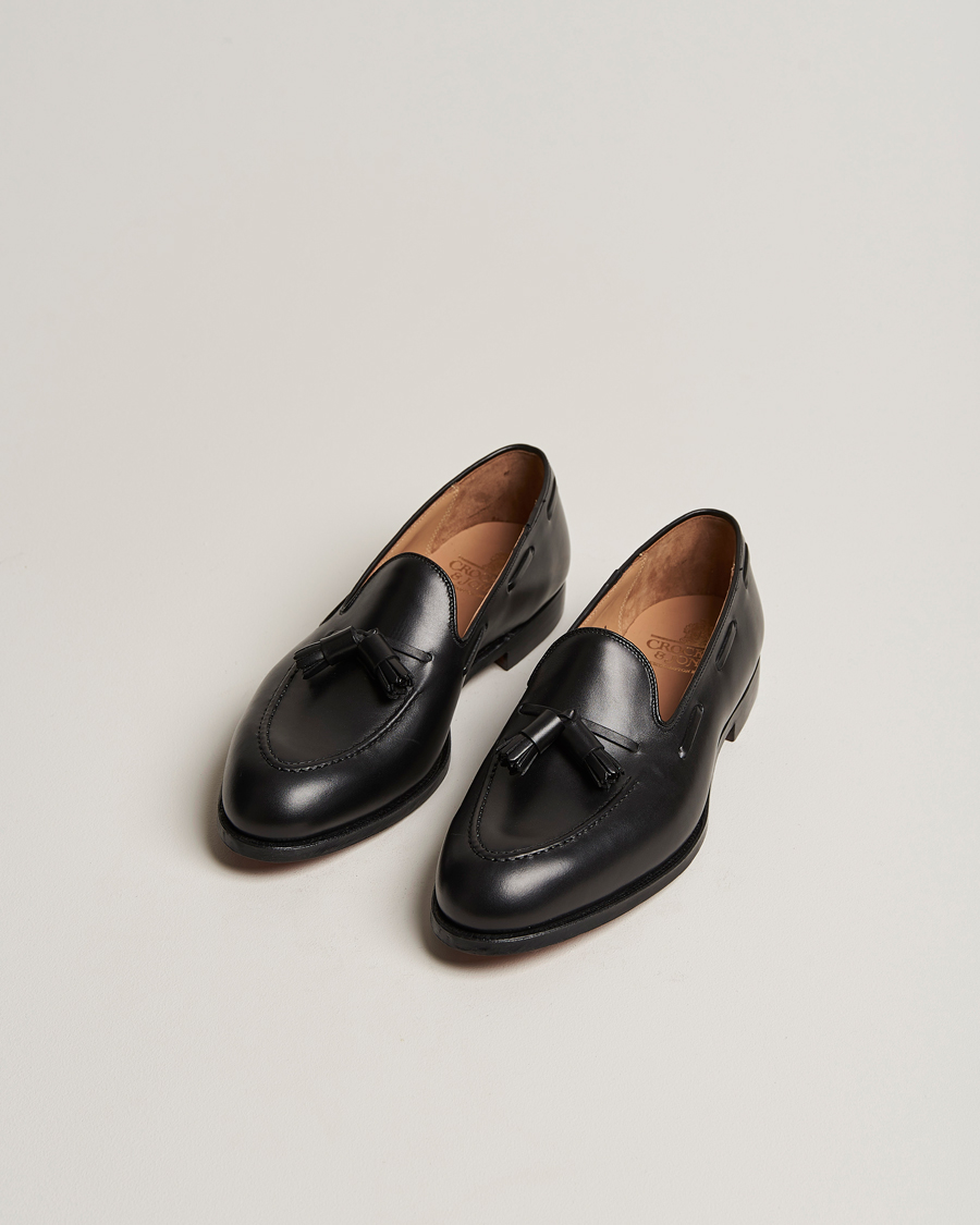 Mies | Loaferit | Crockett & Jones | Cavendish 2 Tassel Loafer Black Calf