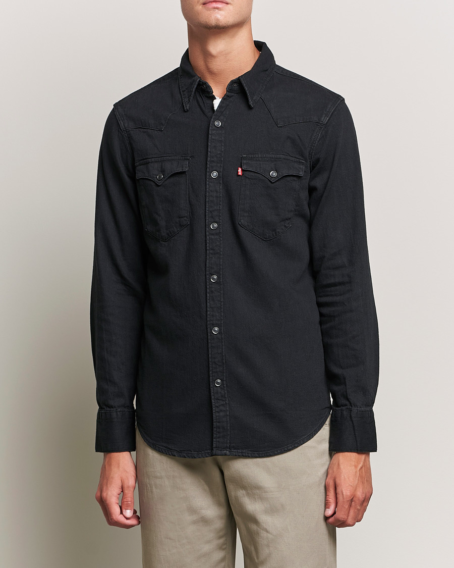 Mies | American Heritage | Levi's | Barstow Western Standard Shirt Marble Black