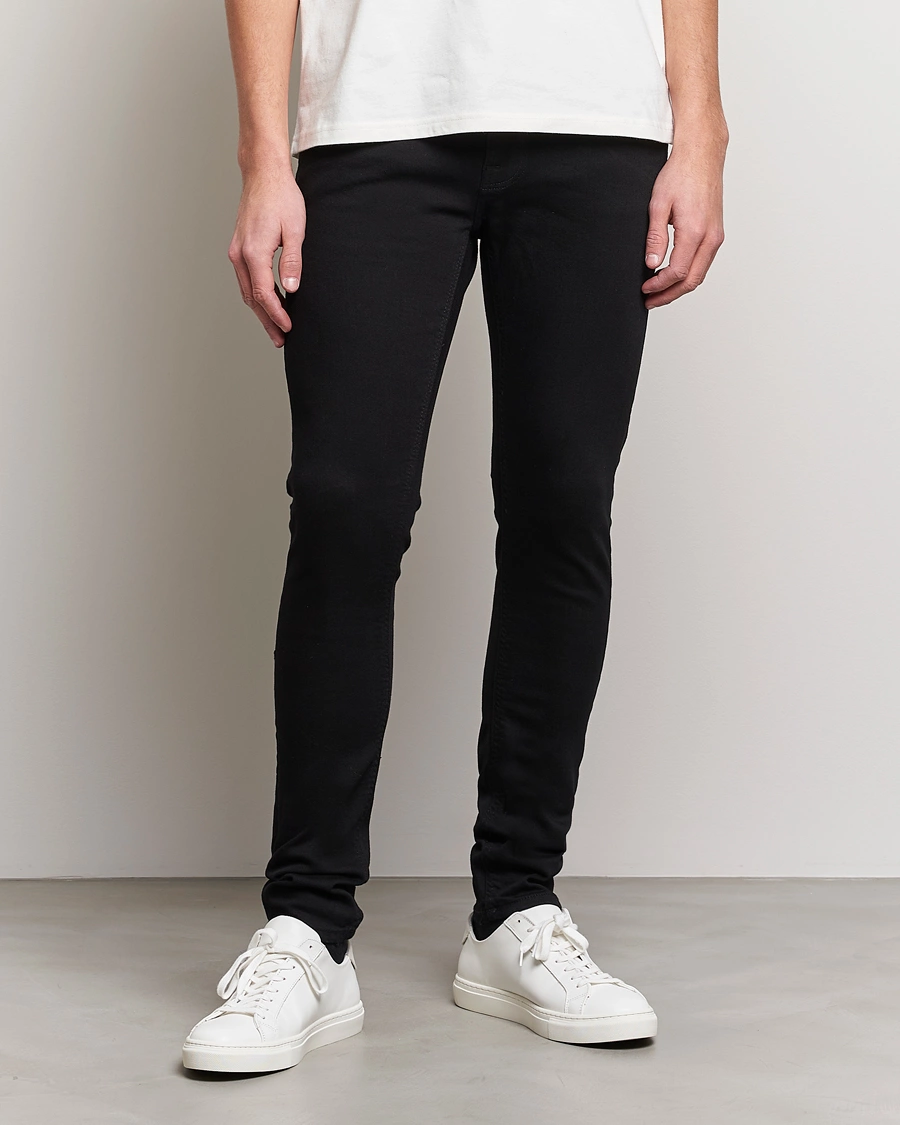 Mies | Mustat farkut | Nudie Jeans | Tight Terry Jeans Ever Black