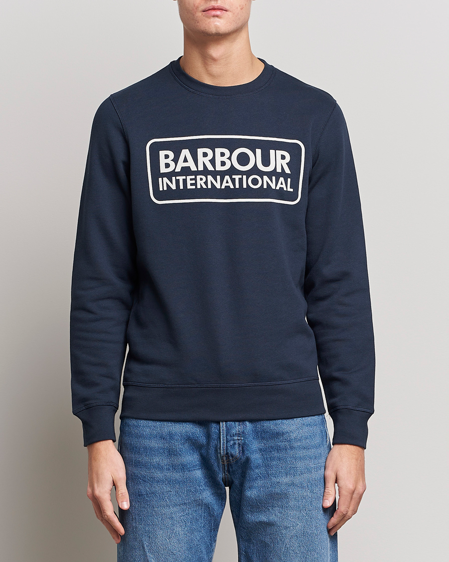 Mies | Barbour International | Barbour International | Large Logo Sweatshirt Navy