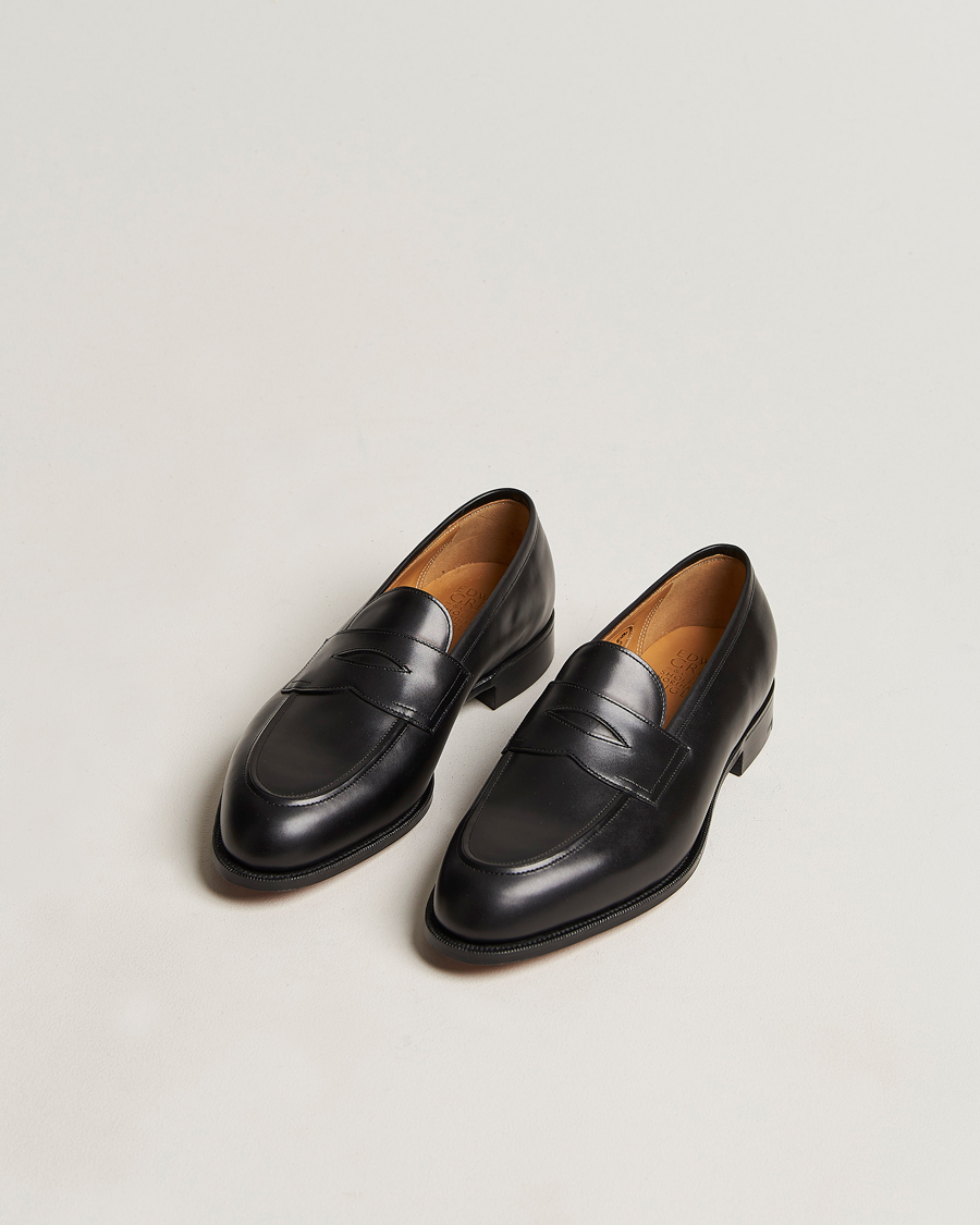 Mies | Formal Wear | Edward Green | Piccadilly Penny Loafer Black Calf