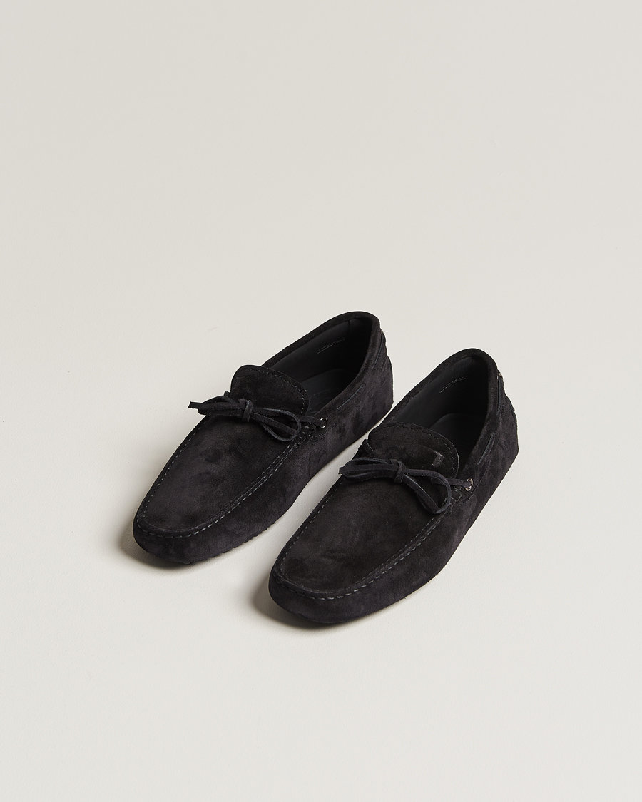 Mies | Mokkasiinit | Tod\'s | Lacetto Gommino Carshoe Black Suede