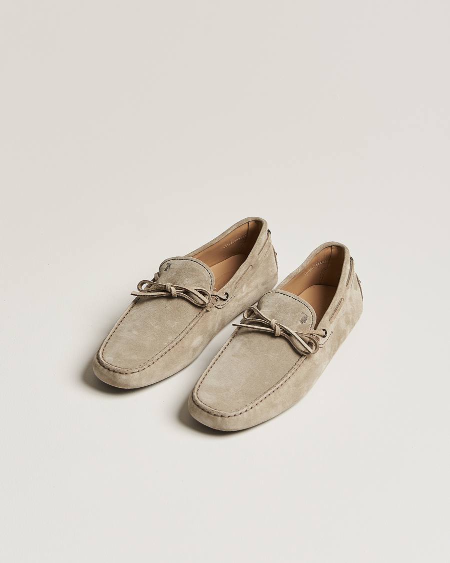Mies | Kengät | Tod\'s | Lacetto Gommino Carshoe Taupe Suede