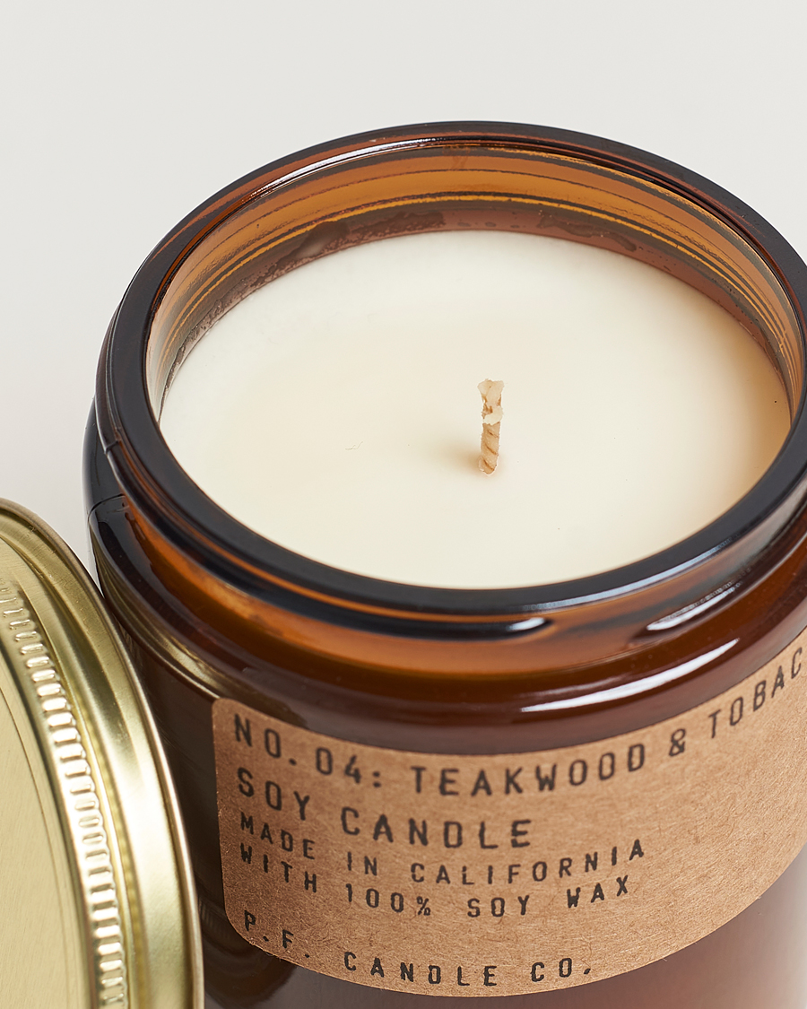 Mies | P.F. Candle Co. | P.F. Candle Co. | Soy Candle No. 4 Teakwood & Tobacco 204g