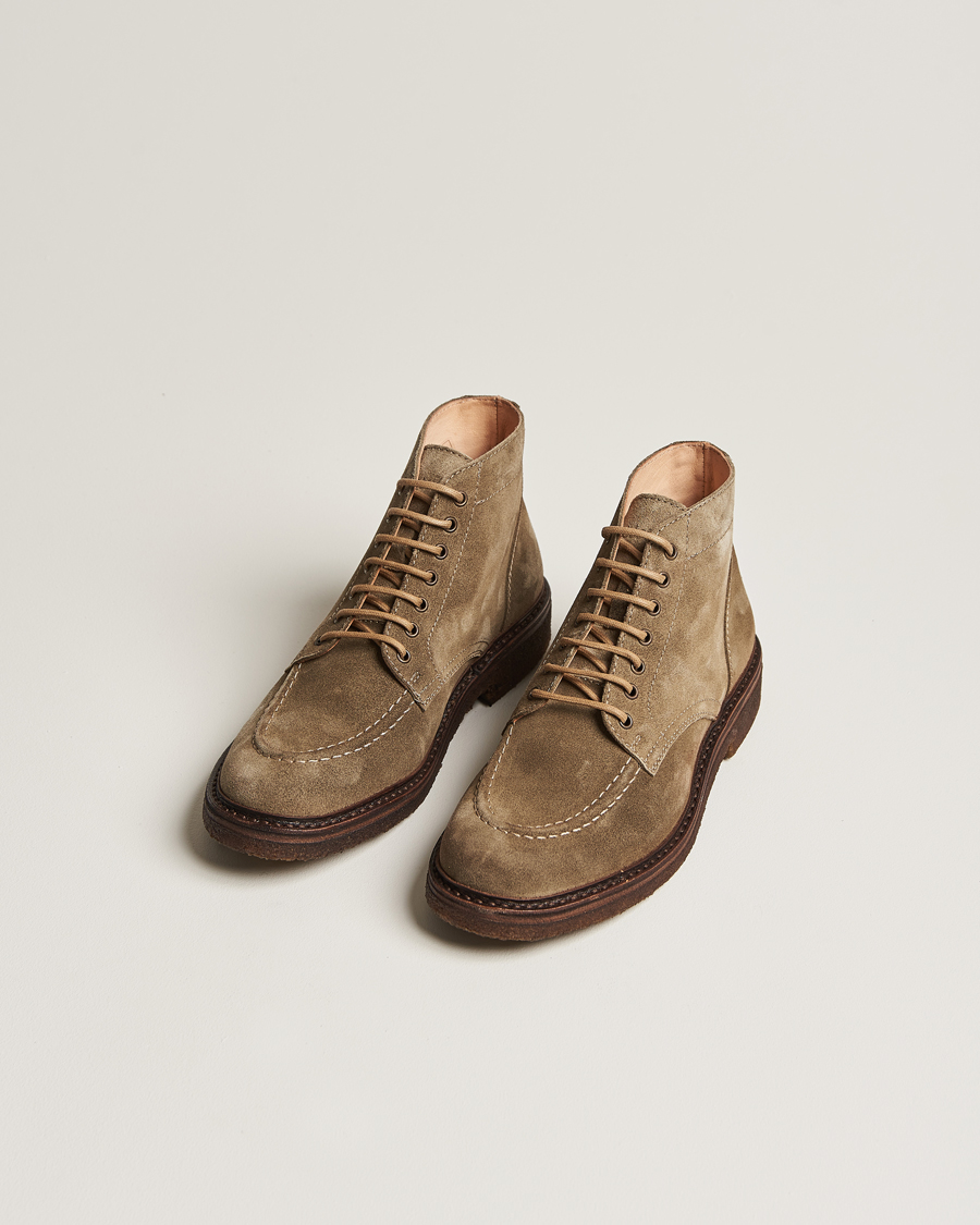 Mies |  | Astorflex | Nuvoflex Lace Up Boot Stone Suede