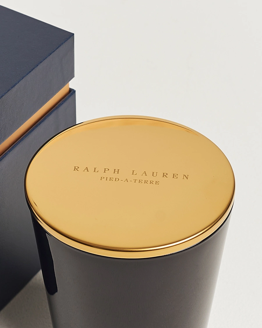 Mies | Ralph Lauren Home | Ralph Lauren Home | Pied A Terre Single Wick Candle Navy/Gold