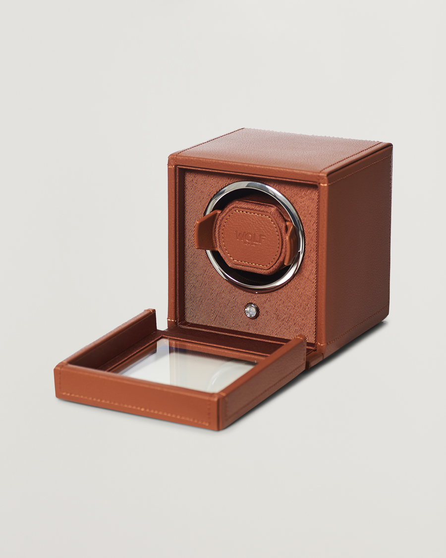 Mies | WOLF | WOLF | Cub Single Winder With Cover Cognac