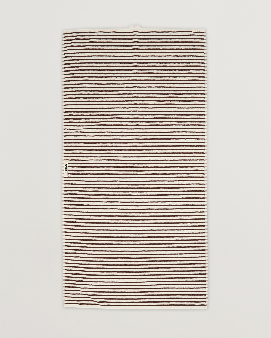 Mies | Tekstiilit | Tekla | Organic Terry Bath Towel Kodiak Stripes