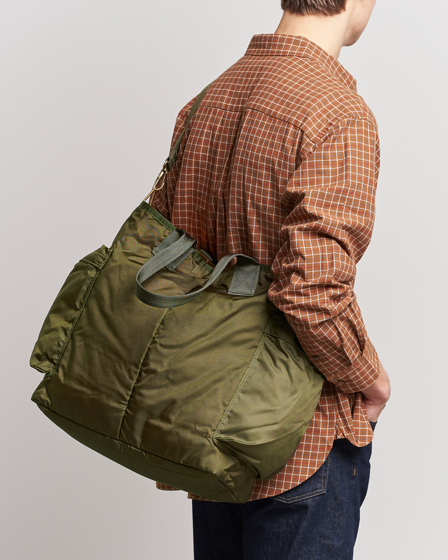 Mies | Asusteet | Porter-Yoshida & Co. | Force 2Way Tote Bag Olive Drab