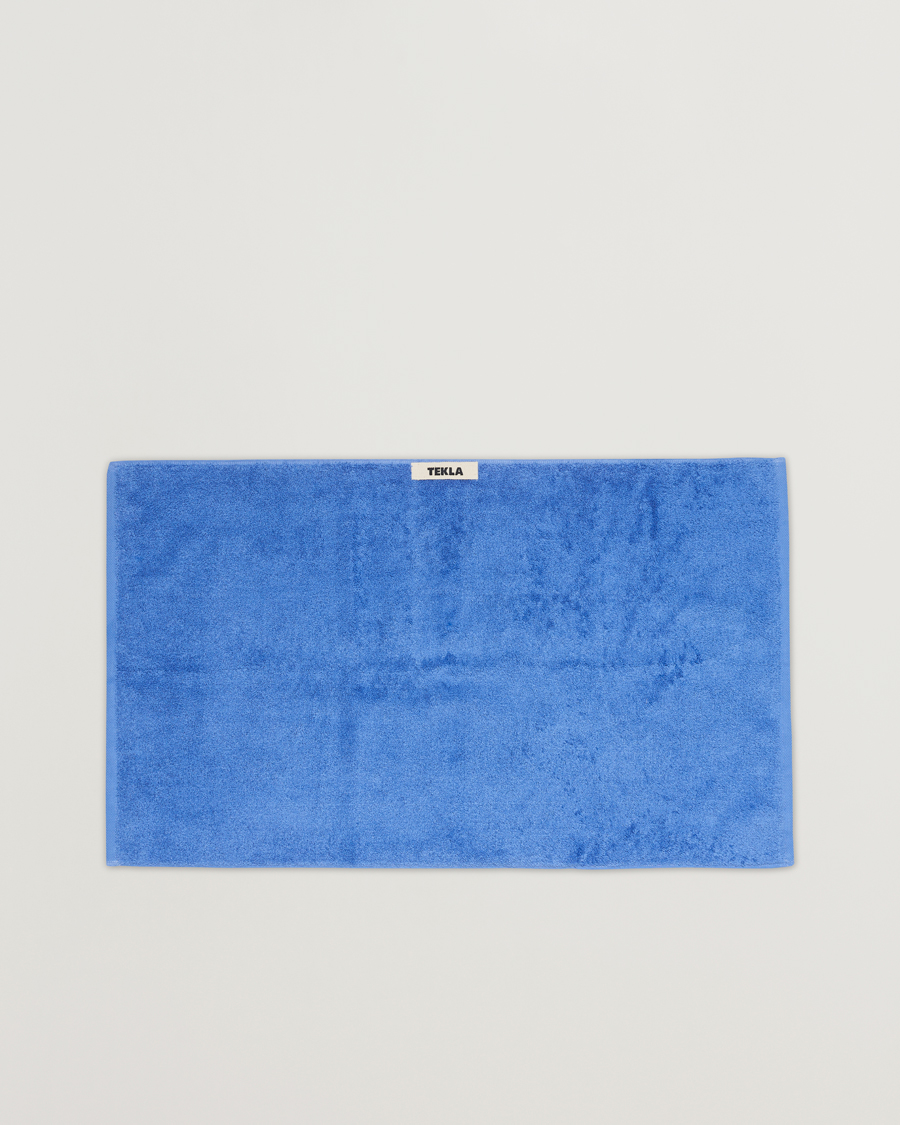 Mies | Tekla | Tekla | Organic Terry Hand Towel Clear Blue