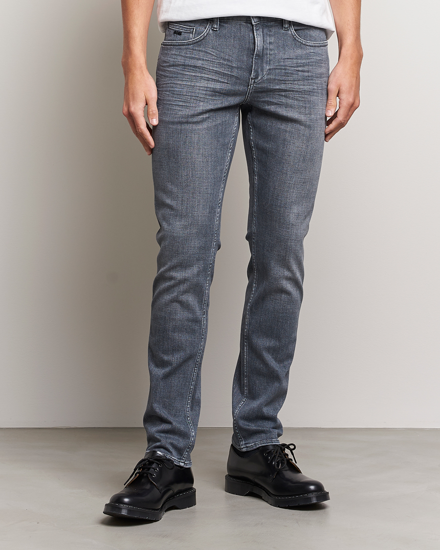 Mies | Harmaat farkut | BOSS BLACK | Delaware Slim Fit Stretch Jeans Medium Grey