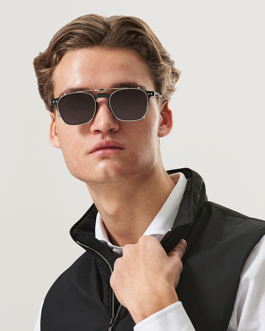 Mies | Luxury Brands | Brioni | BR0097S Sunglasses Black/Grey