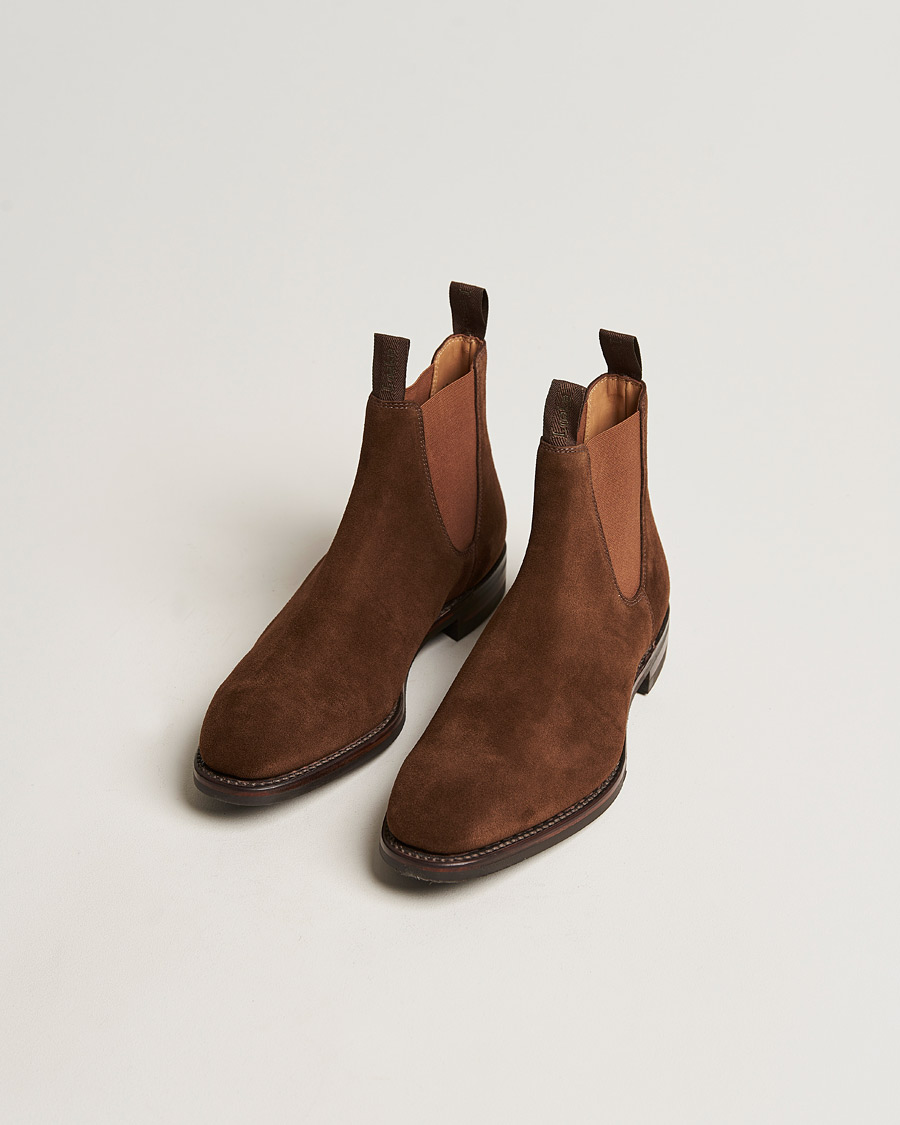 Mies | Kengät | Loake 1880 | Chatsworth Chelsea Boot Tobacco Suede
