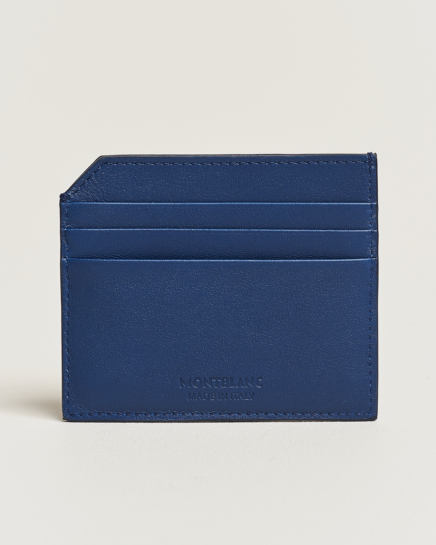 Mies |  | Montblanc | Meisterstück Selection Soft Card Holder 6cc Cobalt Blue