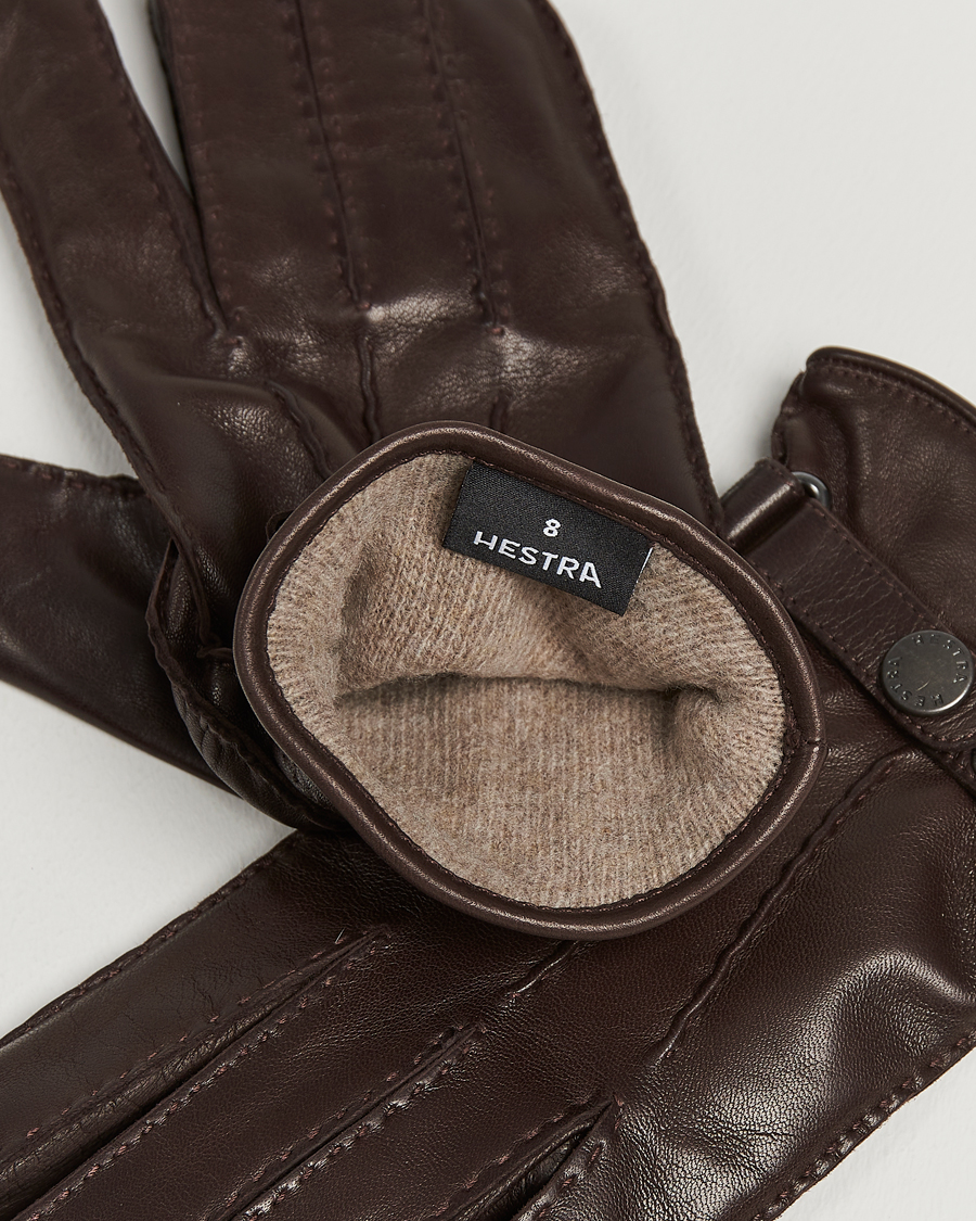 Mies |  | Hestra | Jake Wool Lined Buckle Glove Espresso