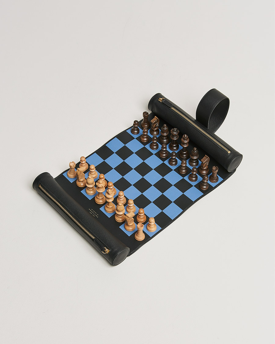 Mies | Smythson | Smythson | Panama Travel Chess Roll Black