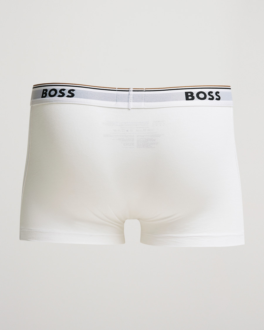 Mies | BOSS | BOSS BLACK | 3-Pack Trunk Boxer Shorts White