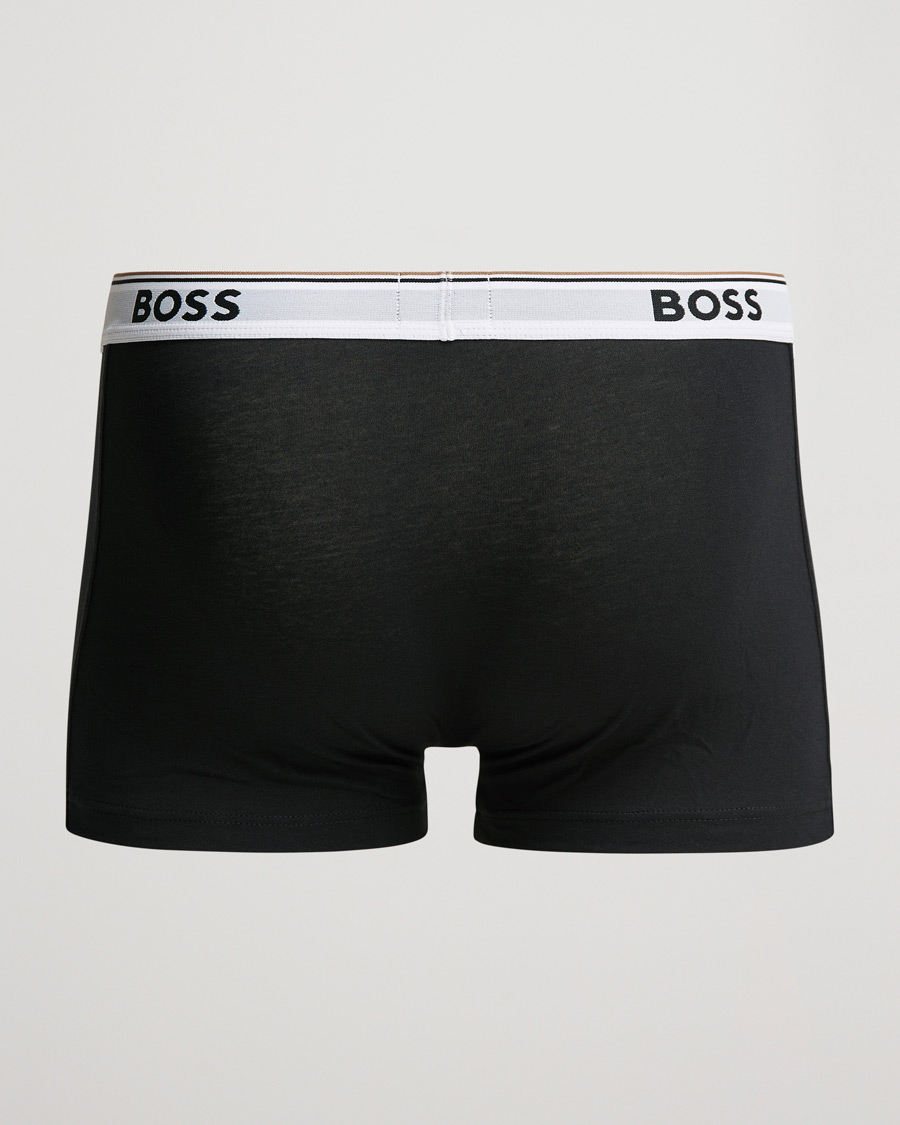 Mies | BOSS | BOSS BLACK | 3-Pack Trunk Boxer Shorts Black/White
