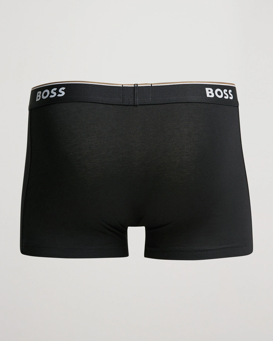 Mies | BOSS | BOSS BLACK | 3-Pack Trunk Boxer Shorts White/Grey/Black