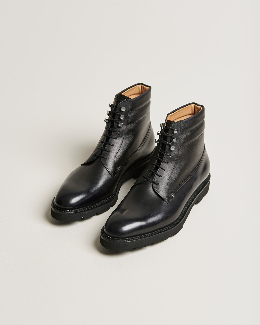 Mies | Kengät | John Lobb | Adler Leather Boot Black Calf