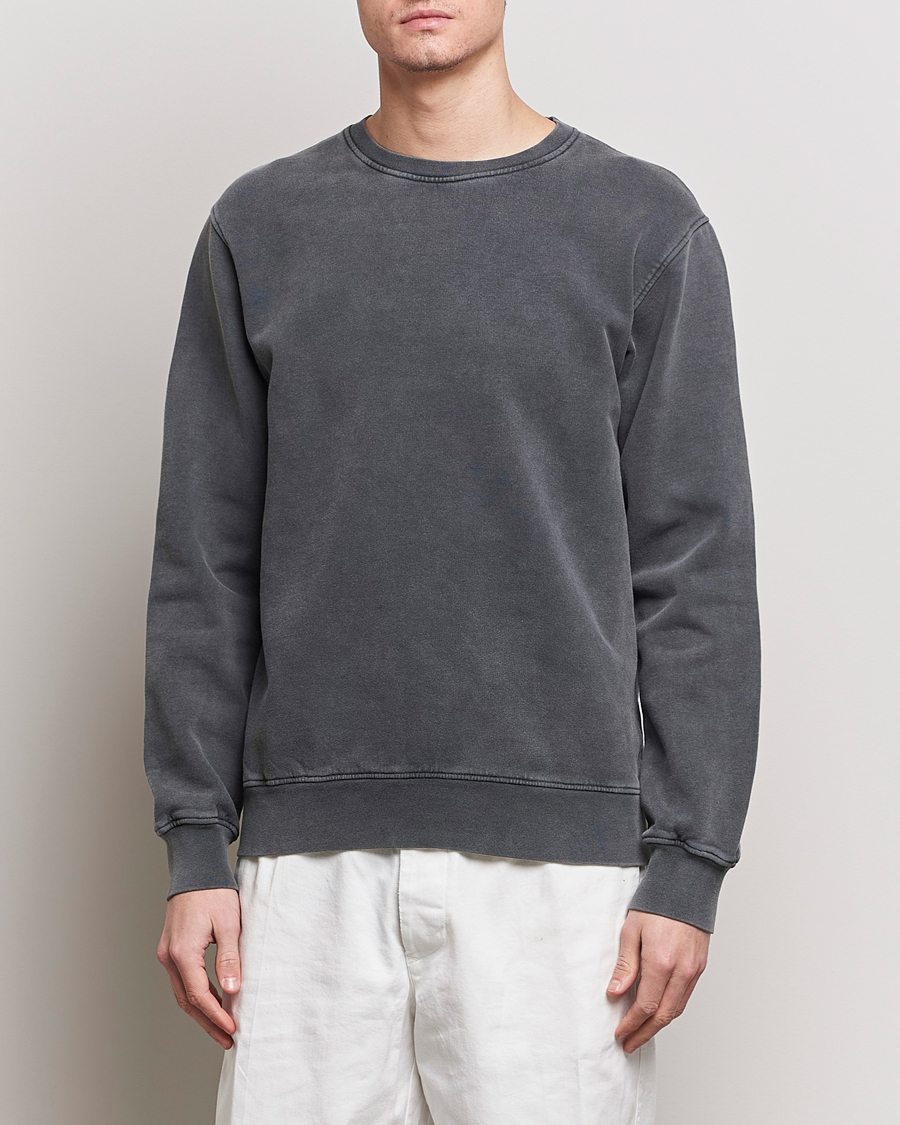 Mies | Collegepuserot | Colorful Standard | Classic Organic Crew Neck Sweat Faded Black