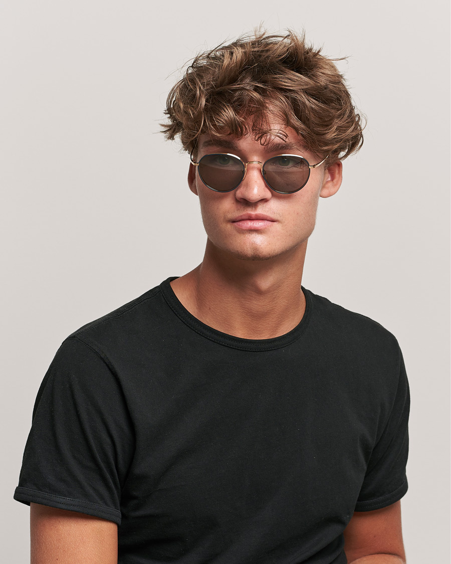 Mies | Asusteet | Thom Browne | TB-S119 Sunglasses Navy/White Gold