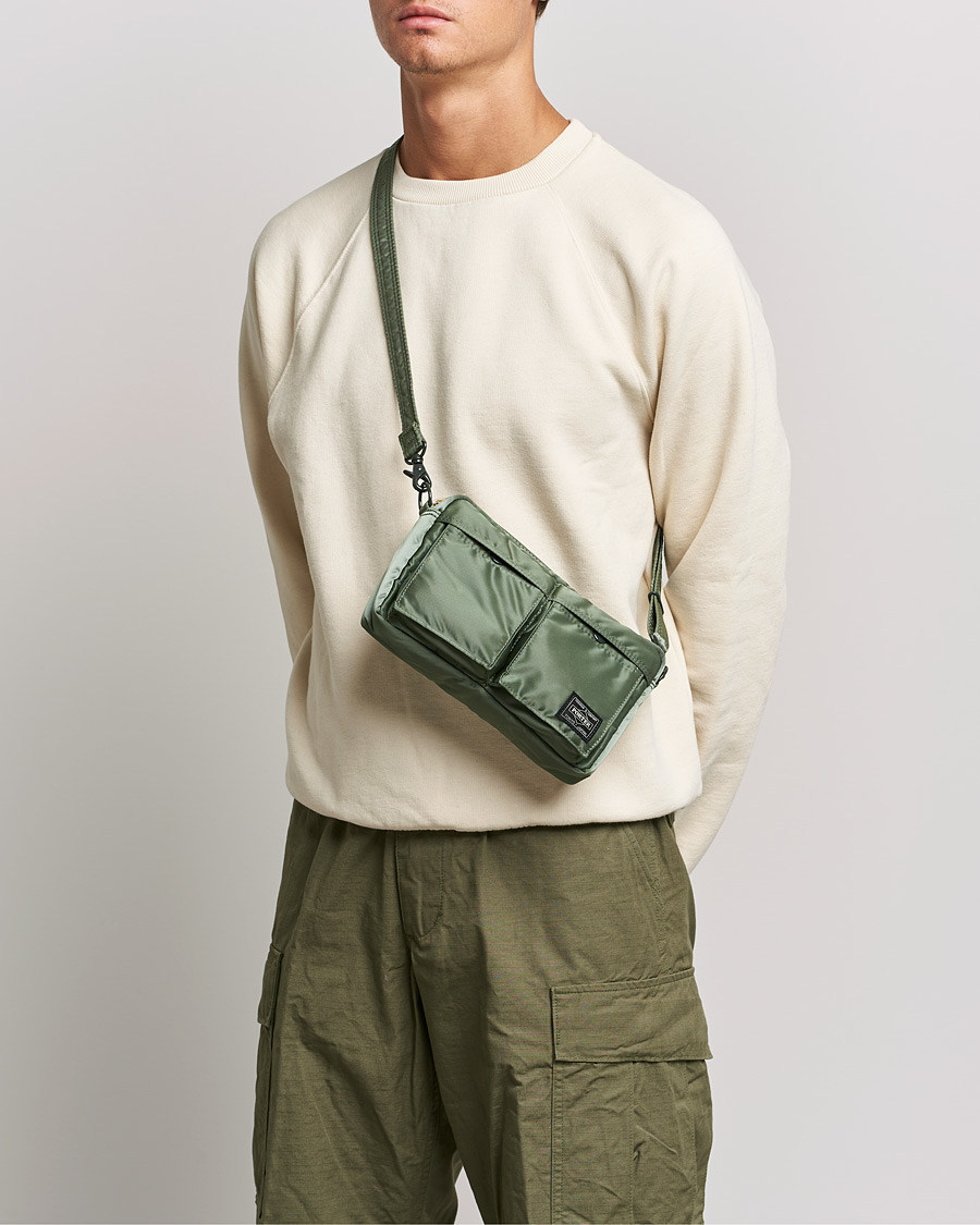 Mies | Asusteet | Porter-Yoshida & Co. | Tanker Small Shoulder Bag Sage Green