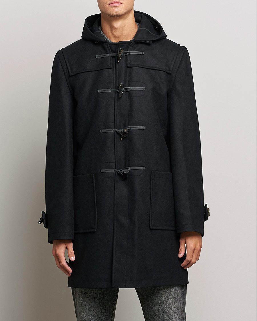 Mies | Gloverall | Gloverall | Cashmere Blend Duffle Coat Black