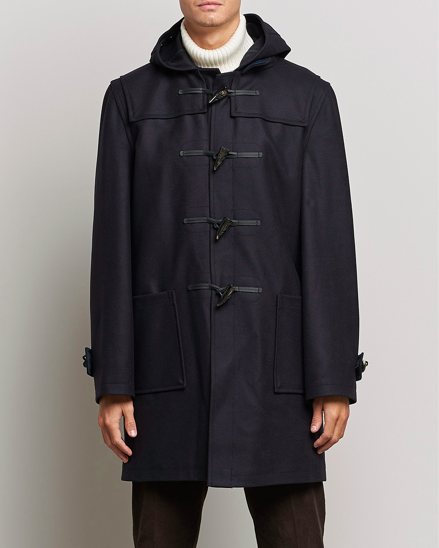 Mies | Vain Care of Carlilta | Gloverall | Cashmere Blend Duffle Coat Navy