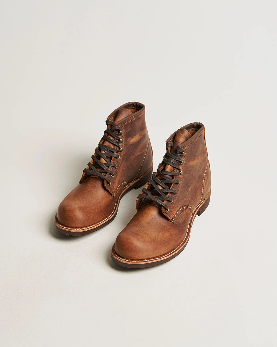 Mies | Käsintehdyt kengät | Red Wing Shoes | Blacksmith Boot Copper Rough/Tough Leather