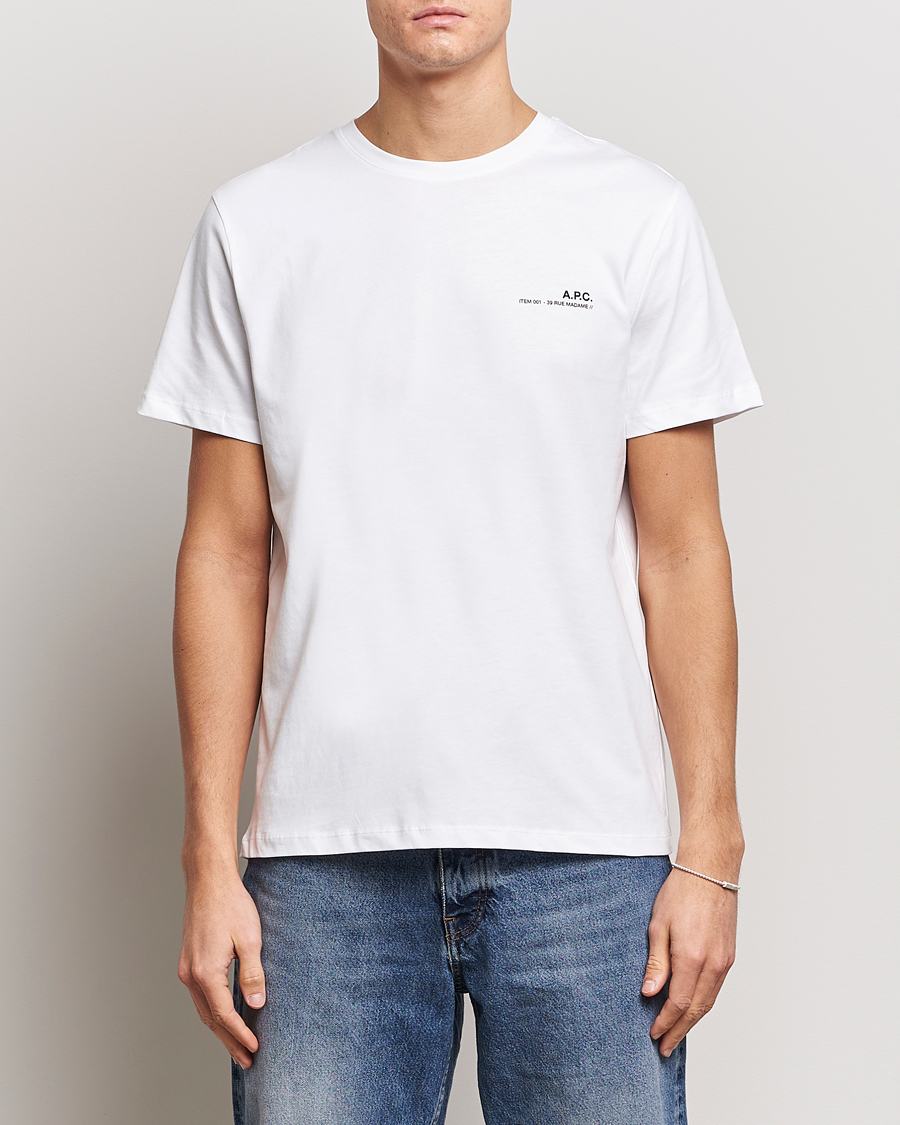 Mies | Vaatteet | A.P.C. | Item T-Shirt White