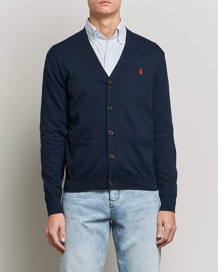Mies | Only Polo | Polo Ralph Lauren | Cotton Cardigan Hunter Navy