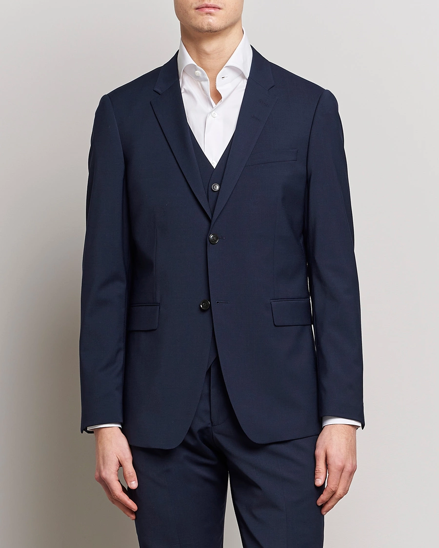 Mies | Vaatteet | Tiger of Sweden | Jerretts Wool Travel Suit Blazer Royal Blue