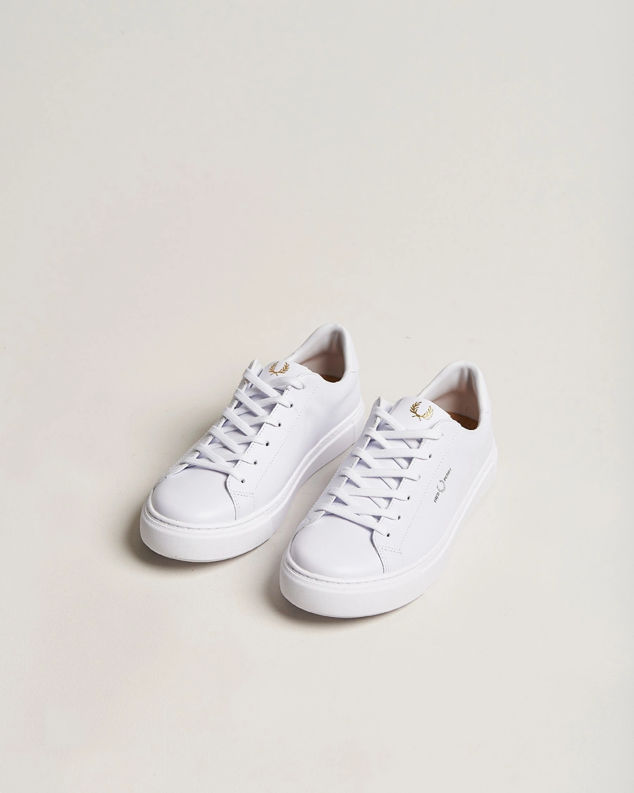 Mies | Tennarit | Fred Perry | B71 Leather Sneaker White