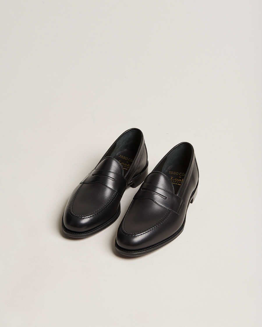 Mies | Formal Wear | Loake 1880 | Hornbeam Eco Penny Loafer Black Calf