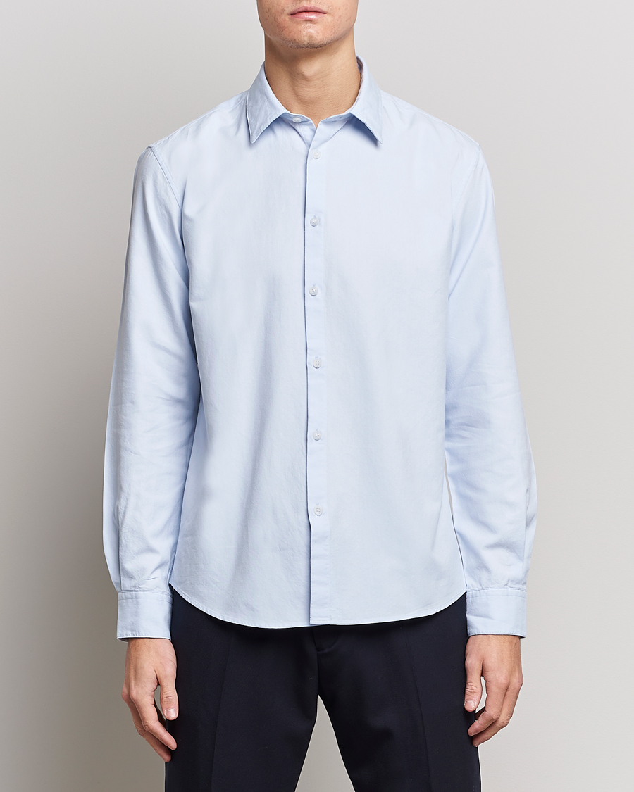 Mies | Vaatteet | Sunspel | Casual Oxford Shirt Light Blue